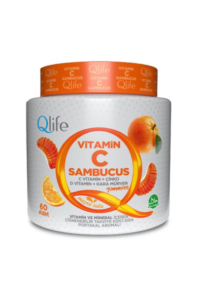 Vitamin C Sambucus Sakızları 60 Çiğnenebilir Tablet - 9