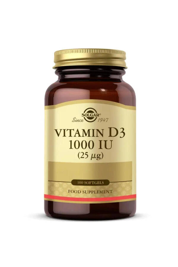 Vitamin D3 1000 IU 100 Capsules - 22