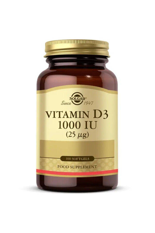 Vitamin D3 1000 IU 100 Capsules - 12