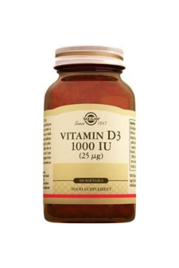 Vitamin D3 1000 IU 100 Capsules - 6