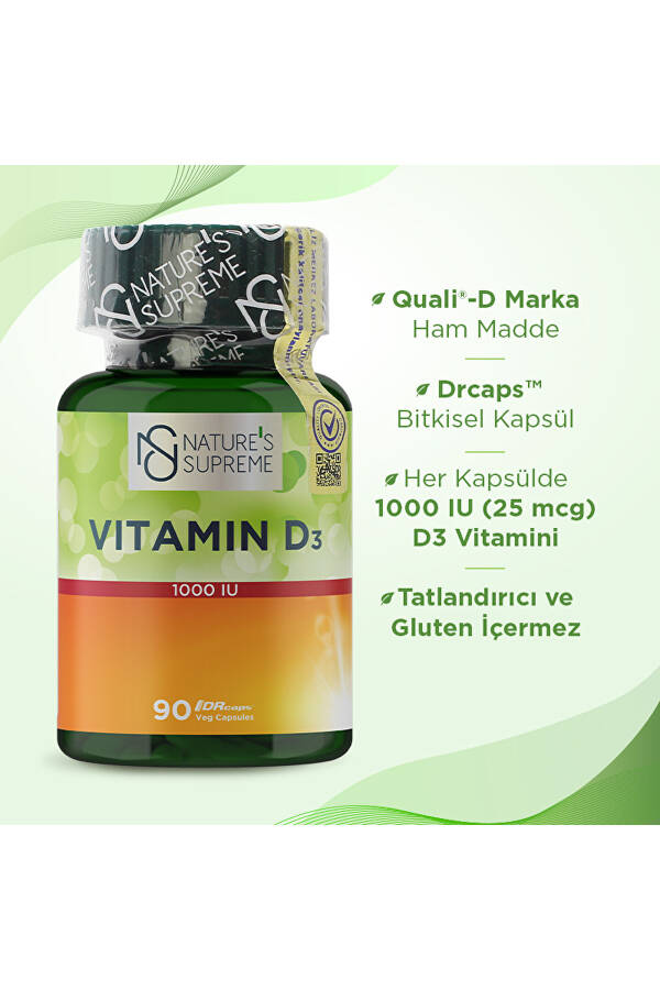 Vitamin D3 1000 IU 90 Kapsula - 2