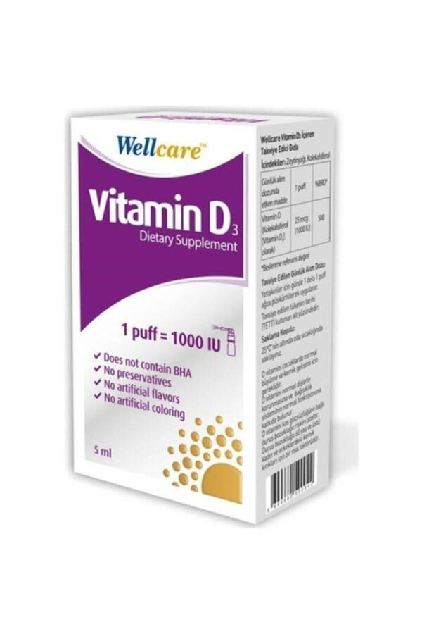 Vitamin D3 1000'lü 5 Ml - 1