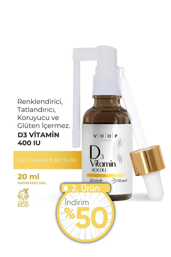 Vitamin D3 400 IU Spray-Drops 20 ml - 12