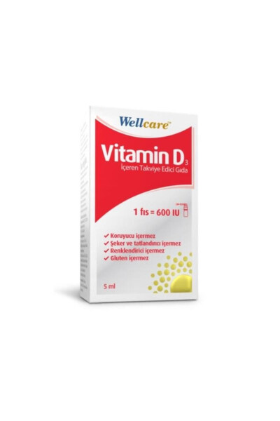 Vitamin D3 600 IU 5 ml - 1