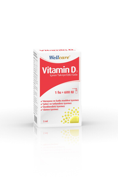 Vitamin D3 600 IU 5 ml - 4