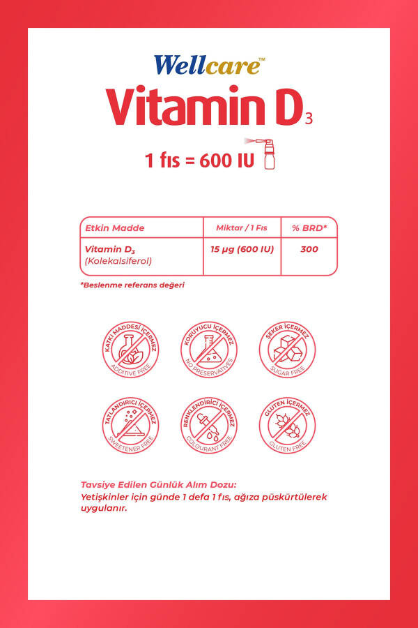 Vitamin D3 600 IU 5 ml - 2