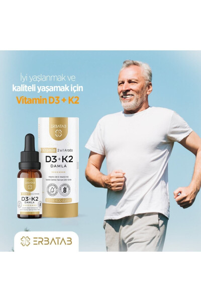 Vitamin D3 K2 2'si 1 Arada Damla - 12