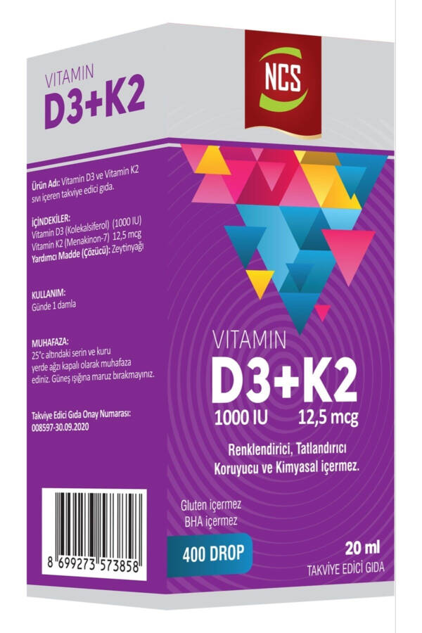 Vitamin D3+K2 20 ml - 1