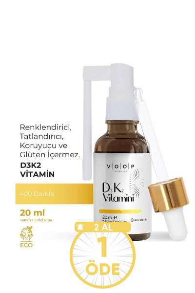 Vitamin D3K2 Spray-Drops 20 ml - 3