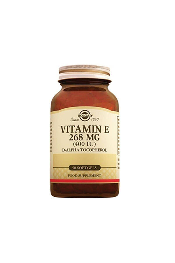 Vitamin E 400 IU 268mg 50 Capsules - 1