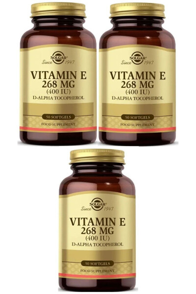 Vitamin E 400 IU 50 Capsules 3 Pack - 7