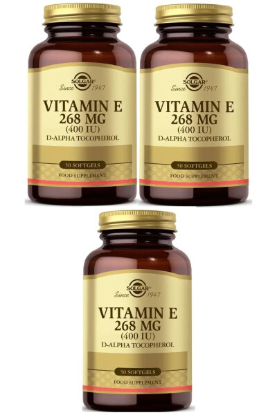 Vitamin E 400 IU 50 Capsules 3 Pack - 10