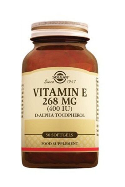 Vitamin E 400 IU 50 Capsules - 9