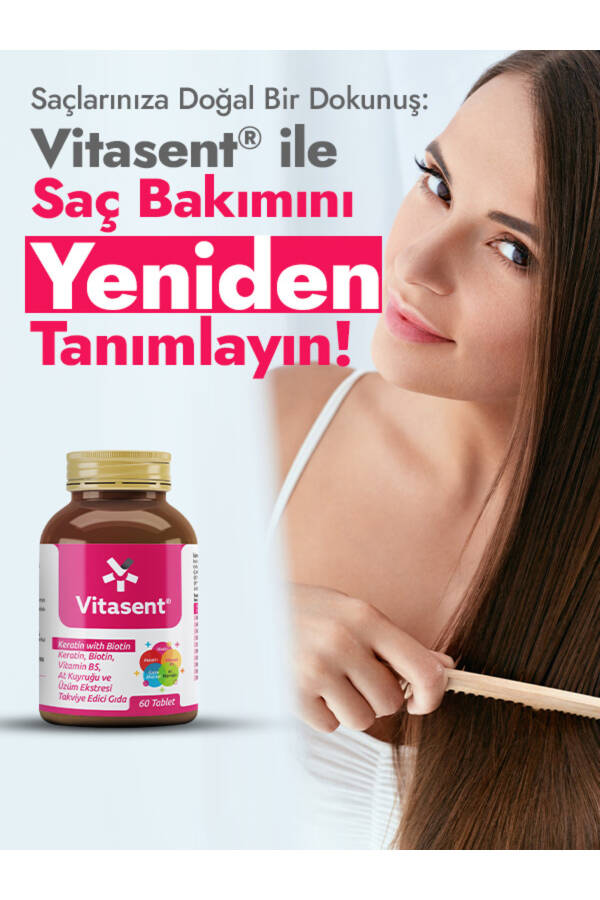 Vitasent Keratin Biotin 60 Tablets - 13