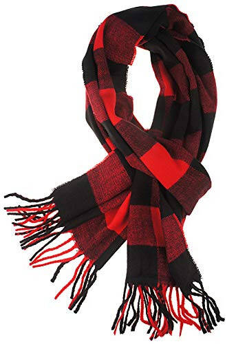 VIVIAN & VINCENT Super Soft Classic Scarf for women, Mens Warm Cashmere Feel Winter Scarf for Men - 1