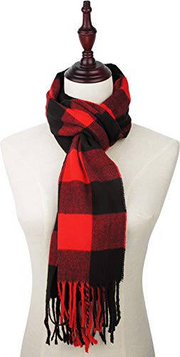 VIVIAN & VINCENT Super Soft Classic Scarf for women, Mens Warm Cashmere Feel Winter Scarf for Men - 8