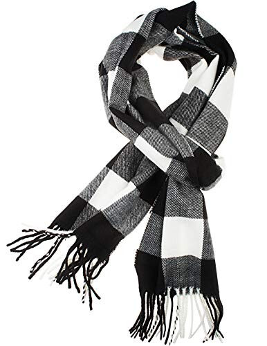 VIVIAN & VINCENT Super Soft Classic Scarf for women, Mens Warm Cashmere Feel Winter Scarf for Men - 2