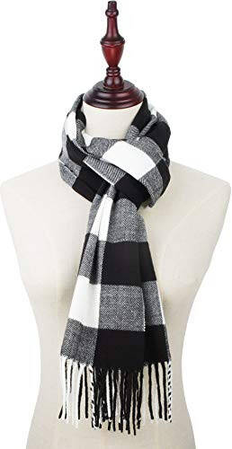 VIVIAN & VINCENT Super Soft Classic Scarf for women, Mens Warm Cashmere Feel Winter Scarf for Men - 3