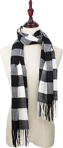 VIVIAN & VINCENT Super Soft Classic Scarf for women, Mens Warm Cashmere Feel Winter Scarf for Men - 4