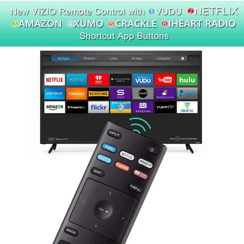 Vizio TV Uzaktan Kumandası İçin Yeni Evrensel Uzaktan Kumanda (Tüm Modeller) M558-G1 ve Tüm Vizio Akıllı TV LCD LED 3D HDTV ile Uyumludur - 2