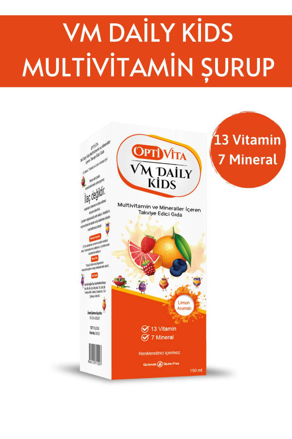 Vm Daily Kids 2 Kutu | Çocuklar İçin Multivitamin Çocuk Şurubu 150 Ml - 2