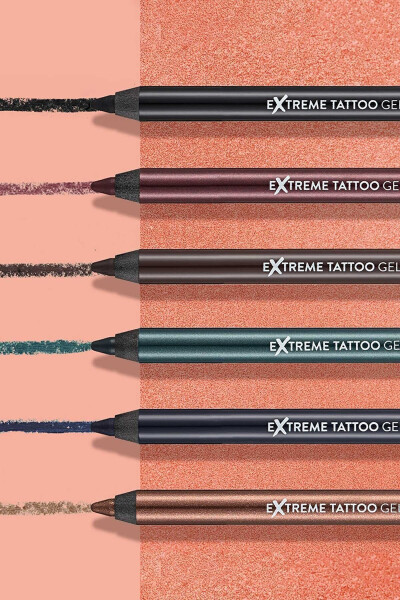 Водостойкий гелевый карандаш для глаз (ЧЕРНЫЙ)-extreme Tattoo Gel Pencil-006 Onyx-8682536028882 - 31