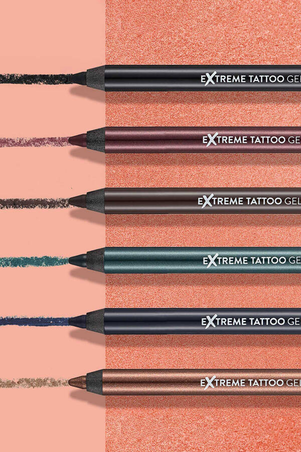 Водостойкий гелевый карандаш для глаз (ЧЕРНЫЙ)-extreme Tattoo Gel Pencil-006 Onyx-8682536028882 - 39