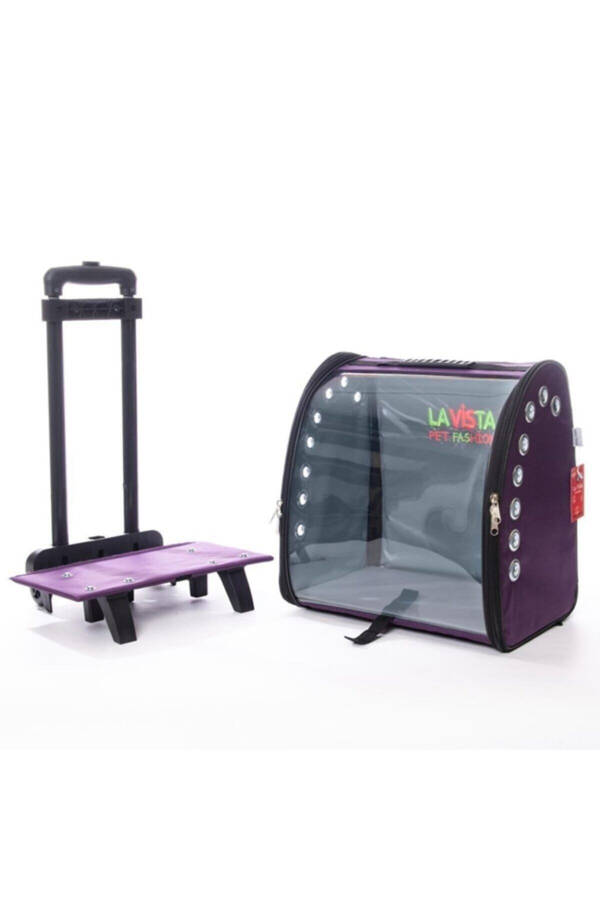 Volmin Petshop Cat Dog Wheeled Castle Suitcase 36x27x41h - 2