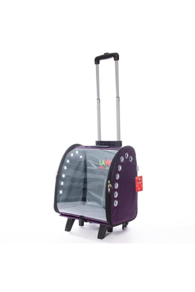 Volmin Petshop Cat Dog Wheeled Castle Suitcase 36x27x41h - 7