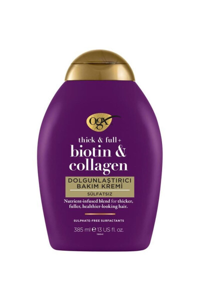 Volumizing Biotin & Collagen Sulfate-Free Shampoo 385 ml - 2