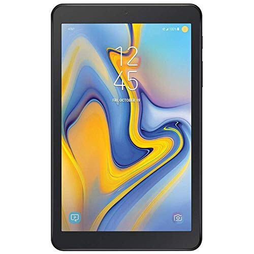 Восстановленный Samsung Galaxy Tab A 8.0 (32 ГБ, 2 ГБ, Wi-Fi + сотовая связь) 4G LTE планшет, GPS, GSM AT&T разблокированный (T-Mobile, Metro, Cricket, Straight Talk) гарантия США SM-T387A (черный, 64 ГБ SD-пакет) - 2