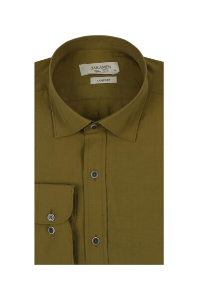 Walnut Comfort Fit Normal Collar Shirt - 1