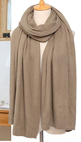 Wander Agio Womens Warm Winter Infinity Scarves Set Blanket Scarf Pure Color - 3