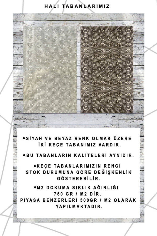 Washable, non-slip base, thin prayer rug. Ideal for outdoor use. - 5