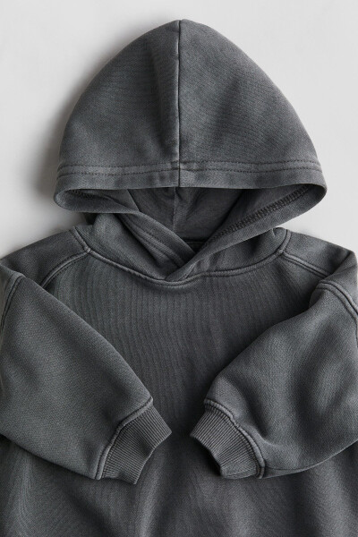 Washed look hooded top - 2