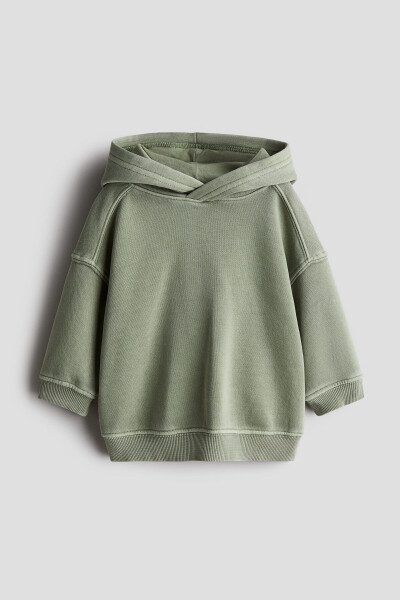 Washed look hoodie - 1