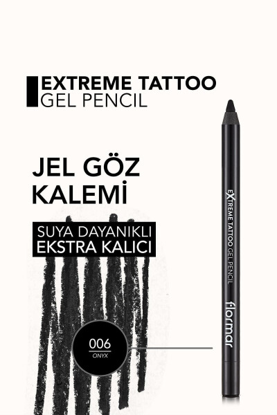 Waterproof Gel Eyeliner (BLACK)-extreme Tattoo Gel Pencil-006 Onyx-8682536028882 - 21