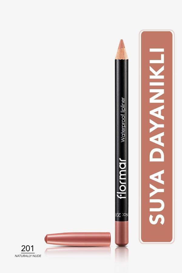 Waterproof Lipliner (Nude) - 201 NTRLLY NUDE - 8690604111015 - 7