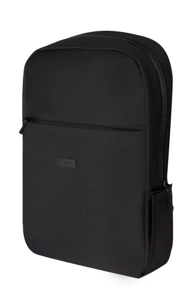 Waterproof Zipper Detail 15.6-16.1-16.9 Inch Compatible Black Backpack - 1