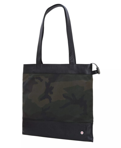 Waxed Graham Medium Tote Bag Black - 8