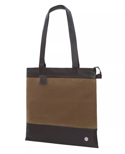 Waxed Graham Medium Tote Bag Black - 15