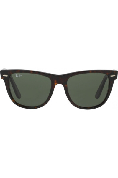 Wayfarer Dark Tortoise Coffee Bone Frame Green Lens Unisex Sunglasses Rb 2140 9012 - 3