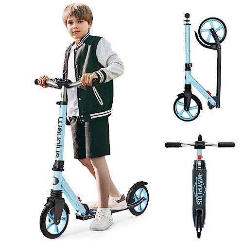 WAYPLUS Kick Scooter for Ages 6+, Kid, Teens & Adults - 1