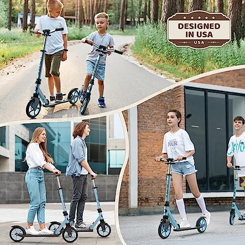 WAYPLUS Kick Scooter for Ages 6+, Kid, Teens & Adults - 5