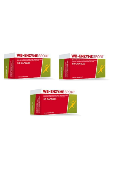 Wb-enzyme (Pineapple) Sport 50 Capsules | 3 Pack - 2