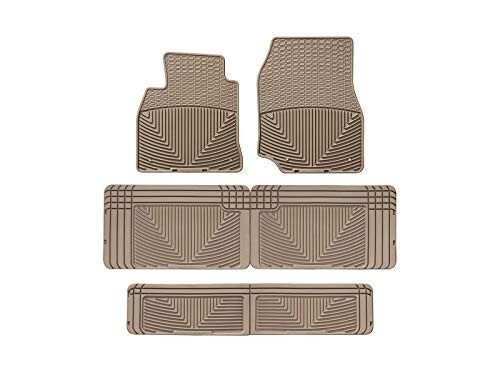 WeatherTech All-Weather Floor Mats for Land Cruiser, LX - Full Set (W23TNW25TNW60TN), Tan - 1