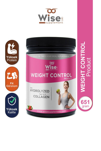 Weight Control Hydrolyzed Type 1-3 Collagen Strawberry Flavored 651 Gr - 1