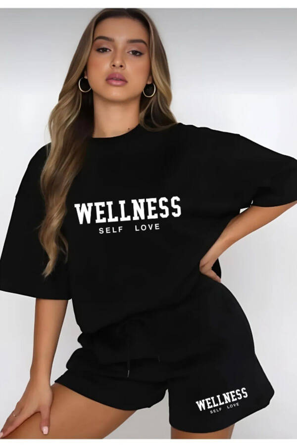 WELLNESS Printed Shorts and T-Shirt Set - 5