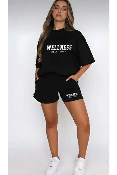 WELLNESS Printed Shorts and T-Shirt Set - 4