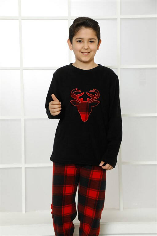 WelSoft Polar Çocuk Pijama Takımı 4634 - 2